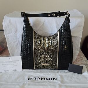 Brahmin Tabitha Should Bag in Elegant Onyx Sarastro. NWT.